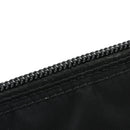 Tessuto Nylon Saffiano Flat Messenger Bag Black