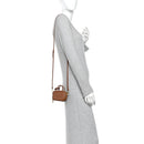Calfskin Beau Micro Bag Cognac