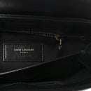 Calfskin Y Quilted Monogram Toy Loulou Crossbody Bag Black