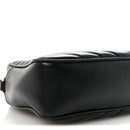 Calfskin Matelasse Monogram Lou Camera Bag Black