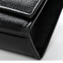 Grain De Poudre Medium Classic Monogram Monochrome Kate Satchel Black