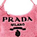 Terry Cloth Mini Re-Edition 2000 Bag Petalo Black