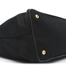 Tessuto Nylon Soft Calf Small Tote Black