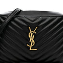 Calfskin Matelasse Monogram Lou Camera Bag Black