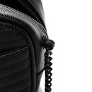 Grain De Poudre Matelasse Monochrome Monogram Mini Lou Camera Bag Black