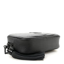 Grain De Poudre Matelasse Monochrome Monogram Mini Lou Camera Bag Black