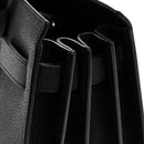 Grained Calfskin Baby Sac De Jour Black