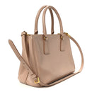 Saffiano Small Galleria Double Zip Tote Cammeo
