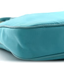 Tessuto Nylon Saffiano Crossbody Bag Turchese