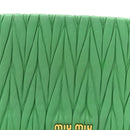 Nappa Matelasse Clutch Menta
