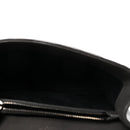 Sheepskin Matelasse Chevron Monogram Medium College Bag Asphalt