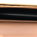 Grain De Poudre Matelasse Chevron Monogram Envelope Chain Wallet Cork
