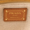 Linen Vitello Large Logo Tote Natural