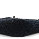 Terry Cloth Mini Re-Edition 2000 Bag Black White