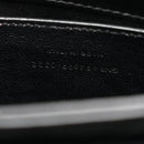 Calfskin Y Quilted Monogram Small Loulou Chain Satchel Black