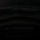 Calfskin Y Quilted Monogram Monochrome Medium Loulou Chain Satchel Black