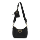 Saffiano Lux Re-Edition 2005 Shoulder Bag Black