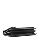 Calfskin Crocodile Embossed Medium Monogram Sunset Black