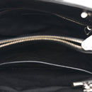 Calfskin Y Quilted Monogram Small Loulou Shopper Black