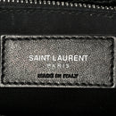 Calfskin Y Quilted Monogram Medium Loulou Chain Satchel Black
