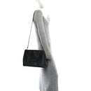 Saffiano Lux Large Galleria Double Zip Tote Black