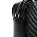 Calfskin Matelasse Monogram Lou Camera Bag Black