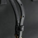 Saffiano Small Galleria Double Zip Tote Black