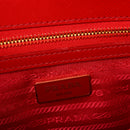 Saffiano Vernice Galleria Double Zip Tote Rosso