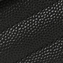 Grain De Poudre Matelasse Chevron Monogram Envelope Chain Wallet Black