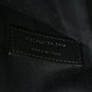 Calfskin Crocodile Embossed Uptown Monogram Pouch Black