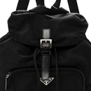 Tessuto Nylon Vela Cinch Backpack Black