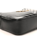 Calfskin Matelasse Monogram Lou Camera Bag Black