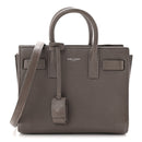 Grained Calfskin Baby Sac De Jour Fog