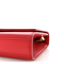 Smooth Calfskin Medium Classic Monogram Kate Tassel Satchel Lipstick Red