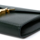 Grain De Poudre Monogram Cassandra Chain Wallet Dark Green