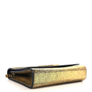 Metallic Calfskin Small Classic Monogram Kate Tassel Satchel Gold
