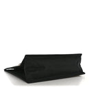 Raffia Linen Calfskin Rive Gauche Tote Naturale Black