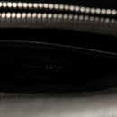Sheepskin Matelasse Chevron Monogram Medium College Bag Asphalt