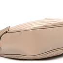 Calfskin Matelasse Monogram Lou Camera Bag Dark Beige