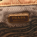 Re-Nylon Saffiano Stitched Re-Edition 1995 Chaine Drawstring Bucket Bag Brandy