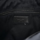 Crinkled Calfskin Matelasse Monogram Medium Niki Shopper Tote Black