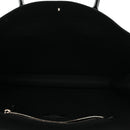 Linen Calfskin Rive Gauche Tote Black