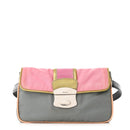 Nylon Vernice Belt Bag Pink Gray