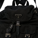 Tessuto Nylon Saffiano Small Backpack Black