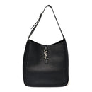 Supple Calfskin Large Le 5 A 7 Soft Hobo Black
