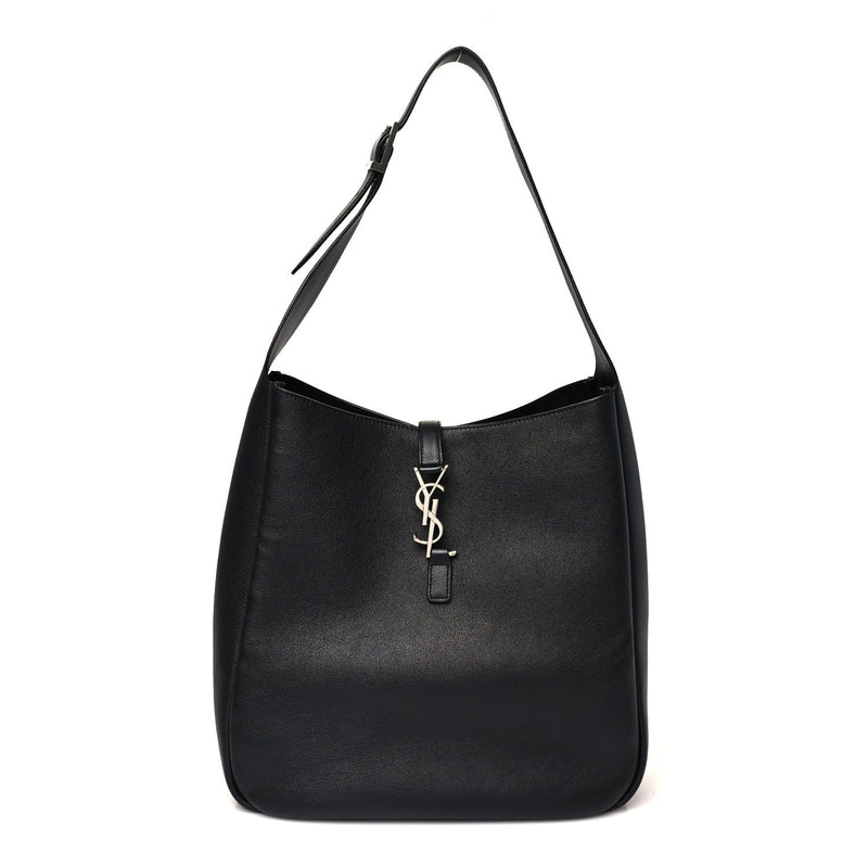 Supple Calfskin Large Le 5 A 7 Soft Hobo Black