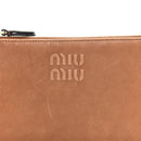Nappa Aviator Mini Flat Pouch Rovere