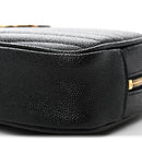 Grain De Poudre Matelasse Monogram Mini Lou Camera Bag Black
