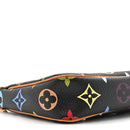 Monogram Multicolor Pochette Accessories Black