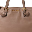 Soft Calf Studded Shopping Tote Cammeo